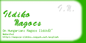 ildiko magocs business card